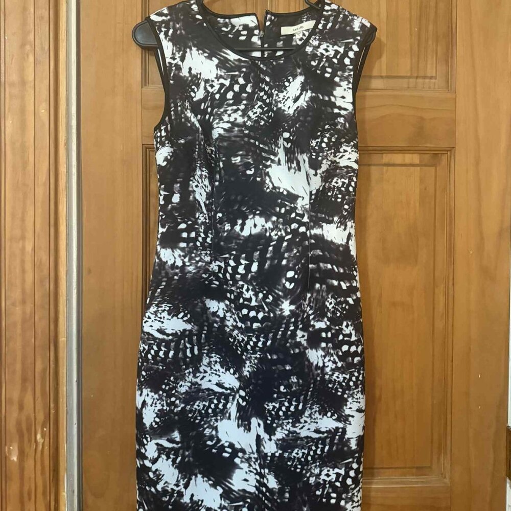 Lark & Ro Black and White Dress - Size 4
